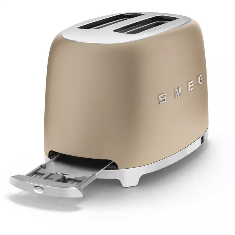Toaster Smeg 50's Style TSF01CHMEU 2 slices Gold 950W