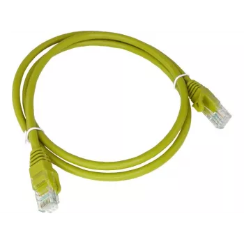 Alantec KKU5CZA1 networking cable Yellow 0.25 m Cat5e U/UTP (UTP)