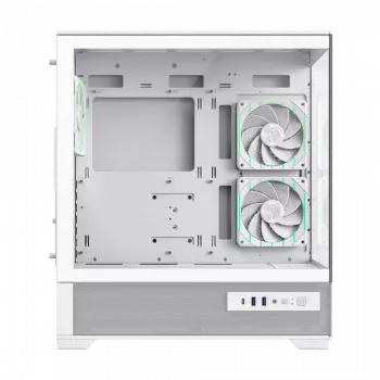 Gamemax Case | VISTA 2 AW | White | Midi Tower | Power supply included No