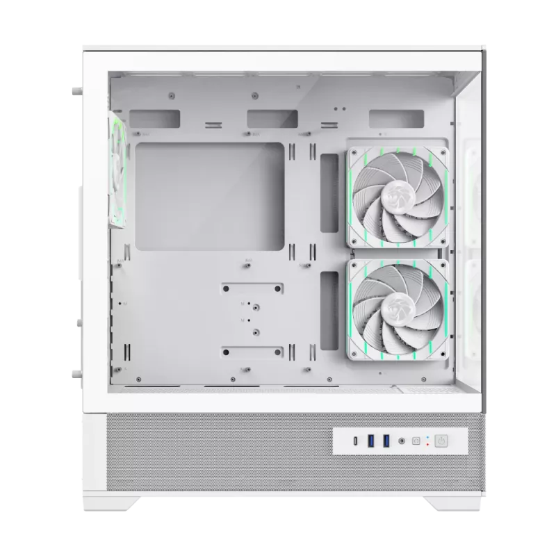Gamemax Case | VISTA 2 AW | White | Midi Tower | Power supply included No