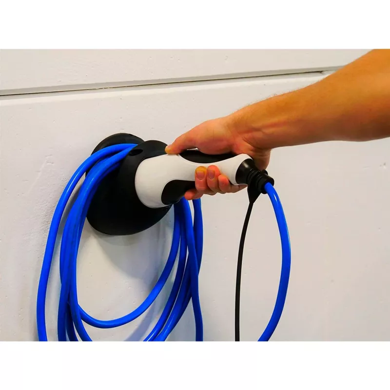 Cable holder go-e CH-002-08-01 Wall Black 127x74x140 mm
