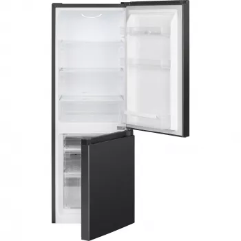 Freestanding refrigerator BOMANN KG 320.2, 165 L total (Fridge 122 L, Freezer 43 L), black, E-class, 143 cm
