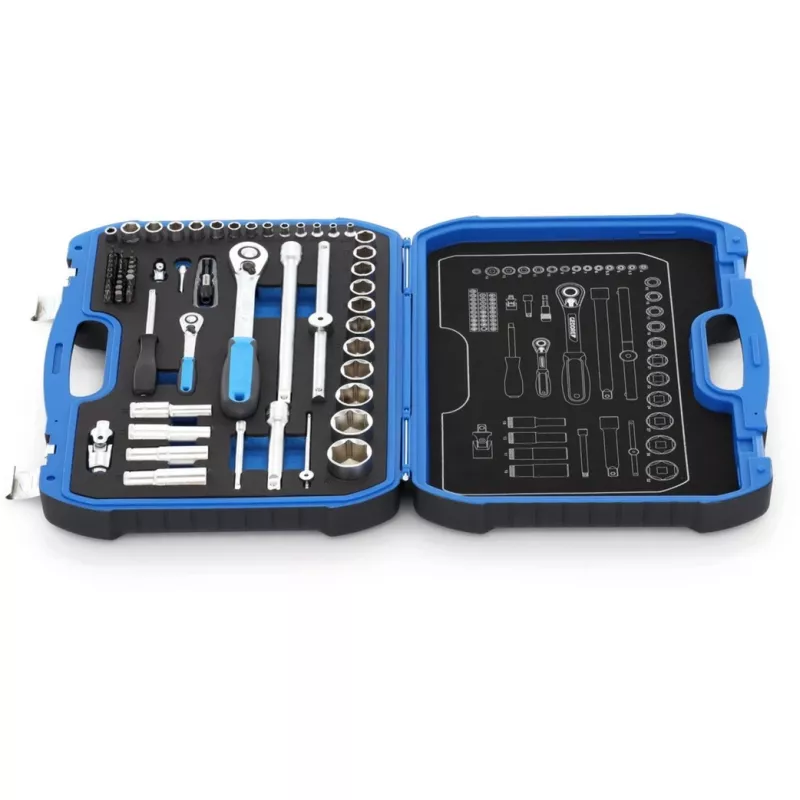 Socket wrench set Gedore 19 BMC 20 — 69 pieces, 1/4 inch and 1/2 inch drive