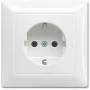 Socket outlet Busch-Jaeger Type F 2P+E 250 V 16 A White