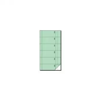 Form book Sigel Bonbuch 105 x 200 mm light green — 360 copies, blue paper
