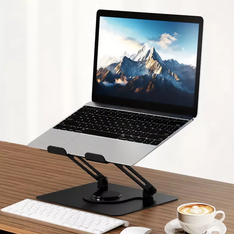 Laptop stand MEDIA-TECH MT2662 — adjustable height, foldable aluminium for 10–17 inch laptops