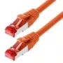 Networking Cable Helos CAT6a S/FTP PIMF 0.5m Orange