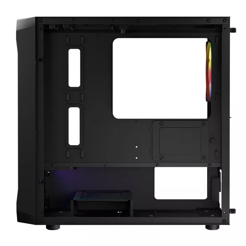 Computer Case Logic Concept Portos Mini ARGB Micro ATX Black