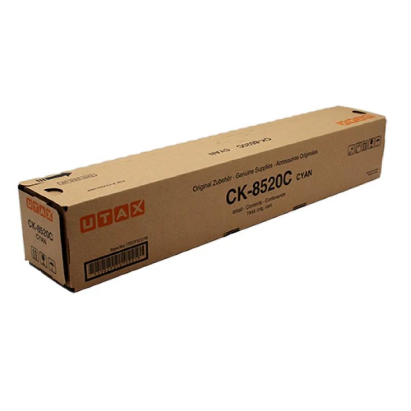 Toner cartridge Utax CK-8520C Cyan for Utax CK-8520 series (manufacturer MPN 1T02P3CUT0)