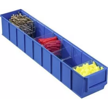 Storage box allit ProfiPlus ShelfBox 500S blue 91×500×81 mm