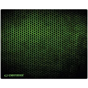 Mouse pad ESPERANZA EGP102G — gaming rubber mat 300×240 mm, 3 mm, green/black, non-slip