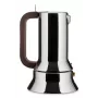 Alessi 9090/3 moka pot, 3 cups, for induction, stainless steel