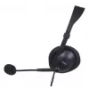 Wired binaural gaming headset IBOX W1MV — circumaural, 3.5 mm, 2 m cable, boom microphone