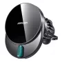 Wireless car charger Joyroom JR-ZS409 magnetic, black — Qi magnetic mount for smartphones