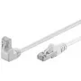 Wentronic Goobay CAT 5e Patch Cable 1x 90° angled, F/UTP, White, 0.25 m - CCA Copper Mix, 1x RJ45-Plug 90° (8P8C) (94176)