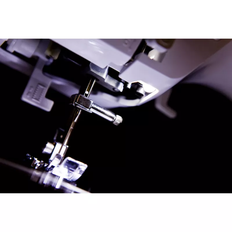 Automatic domestic sewing machine Brother RH127VP2 — 27 programs, 820 RPM, 5 mm stitch width, free arm, LED display