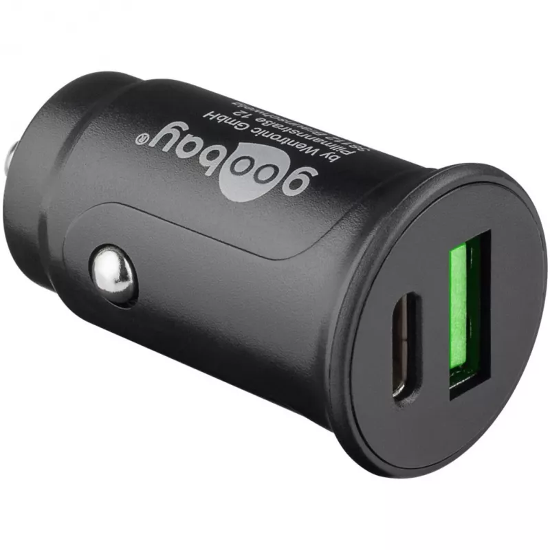 Goobay 59521 Mobile Device Charger Universal Black Cigar Lighter Fast Charging Auto