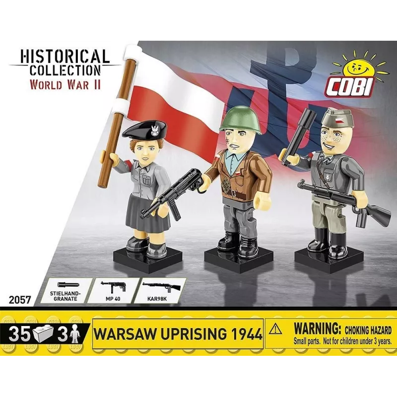 Historical Collection World War II /2057/ WARSAW UP RISING 1944 3Figures/35Blocks