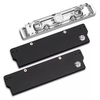Bitspower Memory Cooler, DDR5, transparent Double-Sided - 2 DIMMS