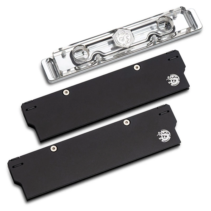 Bitspower Memory Cooler, DDR5, transparent Double-Sided - 2 DIMMS