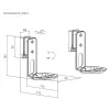Wall mounts for Sonos ERA 100, MC-997