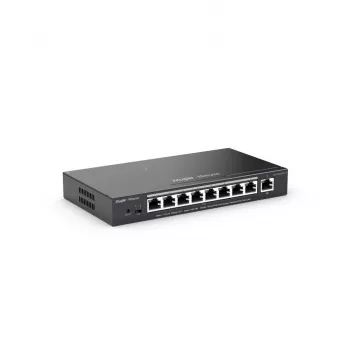 Ruijie Networks RG-ES209GC-P network switch Managed Gigabit Ethernet (10/100/1000) Power over Ethernet (PoE) Black