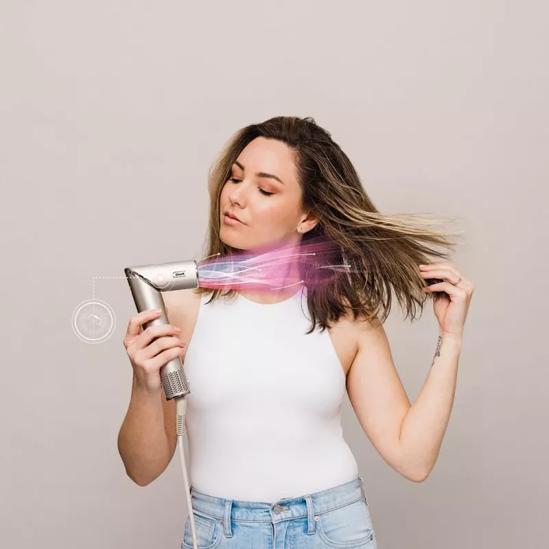 Shark FlexStyle 5 in 1 Air Styler & Hair Dryer Car Wrap Hair Rollers Flat Brush Oval Brush Nozzle Attachment Diffuser Storage Bag No Thermal Damage