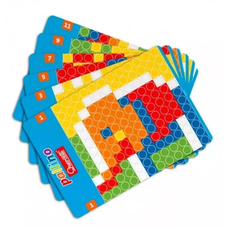 Educational construction toy Dante Quercetti 01020 for ages 4–8, multicolour