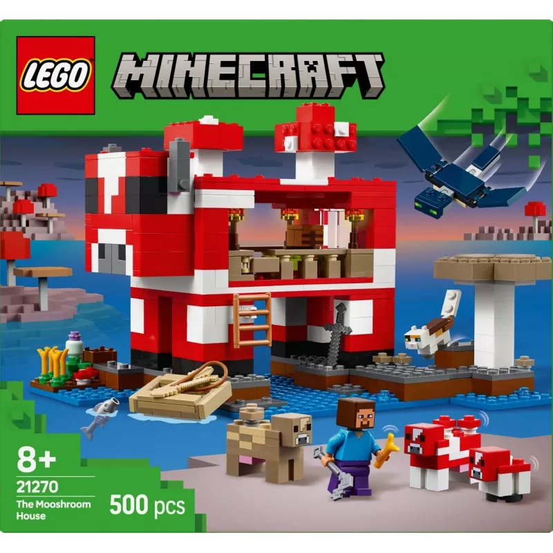 LEGO MINECRAFT 21270 The Mooshroom House