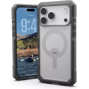 UAG Urban Armor Gear Trooper MagSafe Case | Apple iPhone 17 Pro Max | ash (Grey)/transparent | 114522114G31 (114522114G31)