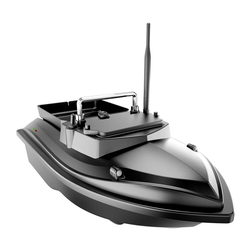 Bait boat Flytec V050 12000mAh Black – remote-controlled bait delivery boat, 12000 mAh battery
