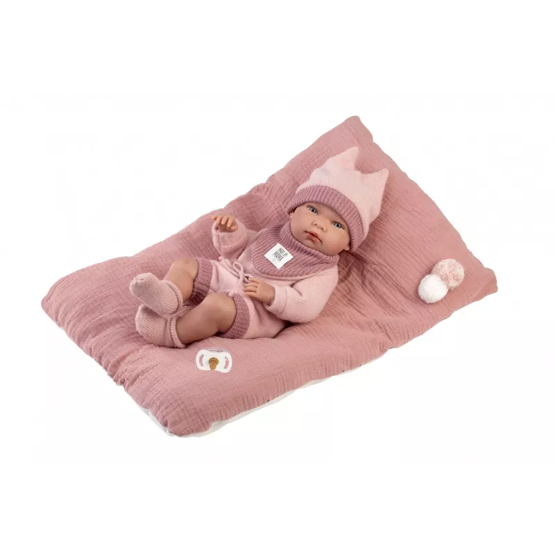 Doll Llorens 40 cm vinyl baby with realistic features and soft body