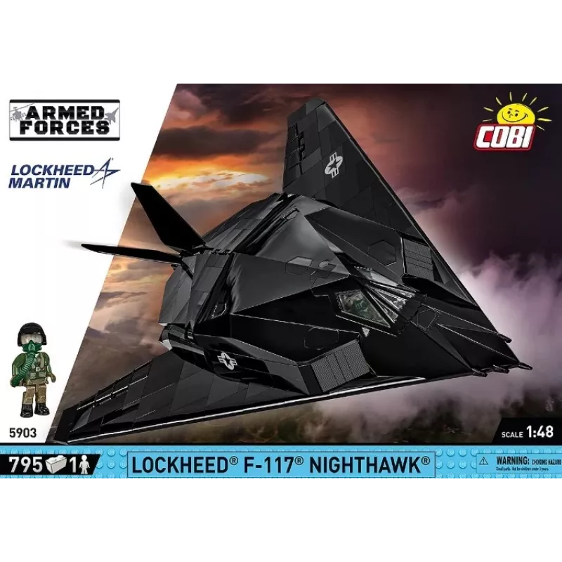 Lockheed F-117 Nighthawk Model Kit (1:48 Scale)
