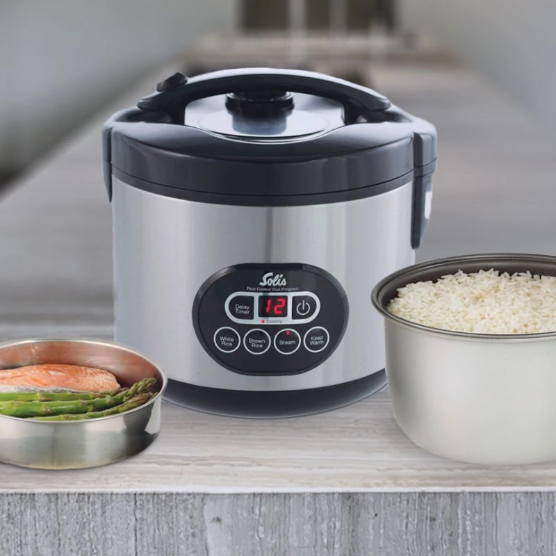 Rice cooker Solis 979.30 1.2 L 500 W Stainless steel