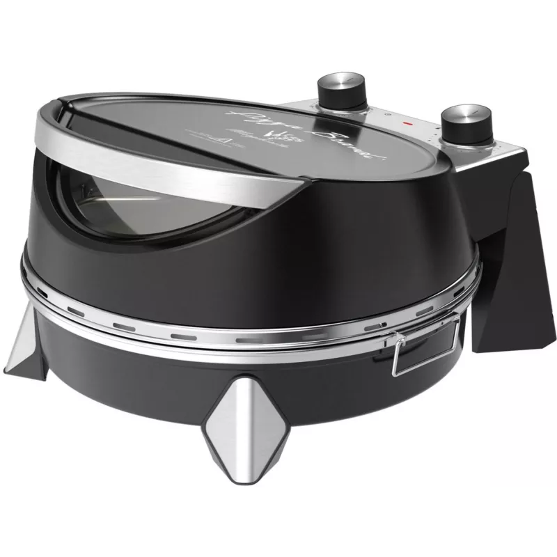 Electric pizza oven SIMFER MKE0-P — 1100 W, 80–300°C, 30 min timer, removable 33 cm pizza stone, black
