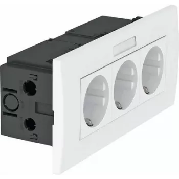 OBO Bettermann Socket Unit SDE-RW D0RT3B Module 45 3-way 84x185x59mm (6119435)