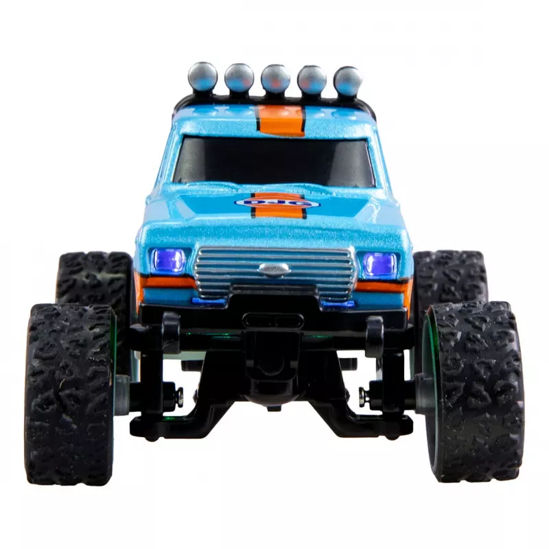 Radio-controlled Amewi Monster Truck DieCast 1:64 RTR, blue/orange