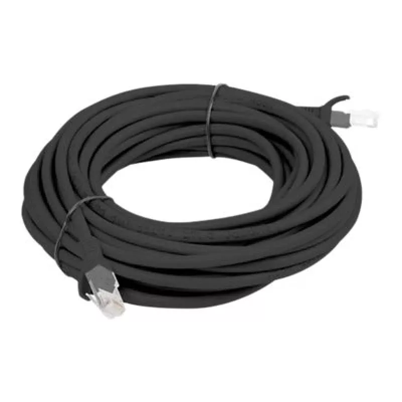 LANBERG network cable Cat6 U/UTP RJ-45 to RJ-45, 5 m, black, CCA conductors, 250 MHz, 26 AWG