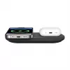 Belkin WIZ021VFBK - 2-in-1 wireless charging pad with Qi2 technology 15 W, black