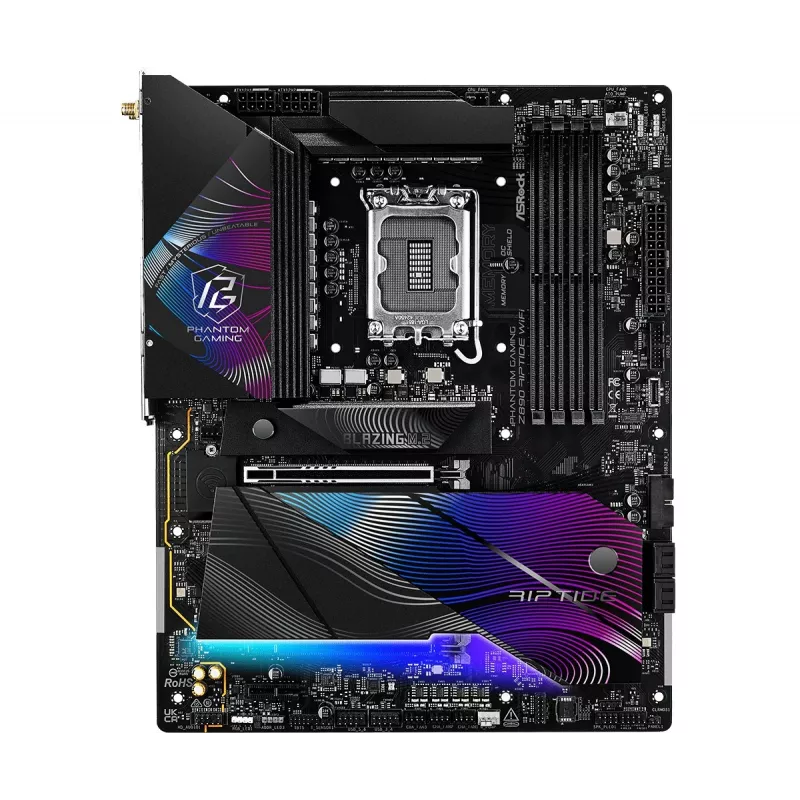 Motherboard ASRock Z890 Riptide WiFi — Intel Z890, LGA1851, ATX, DDR5, 4 DIMM, Wi‑Fi 7, 2.5Gb LAN, Thunderbolt 4