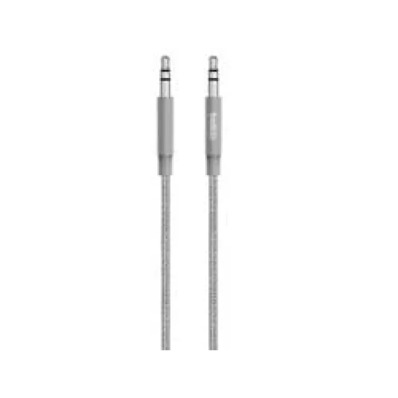 Linksys Belkin MIXIT Aux Cable - Audio Cable - Mini-Phone Stereo 3.5 mm (M) - Mini-Phone Stereo 3.5 mm (M) - 1.22 m - Grey (AV10164BT04-GRY)