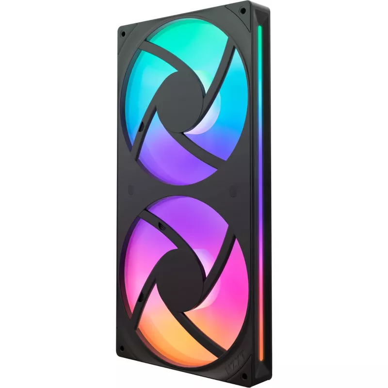 NZXT F280 RGB Core 140mm ARGB PWM 2-Pack Black