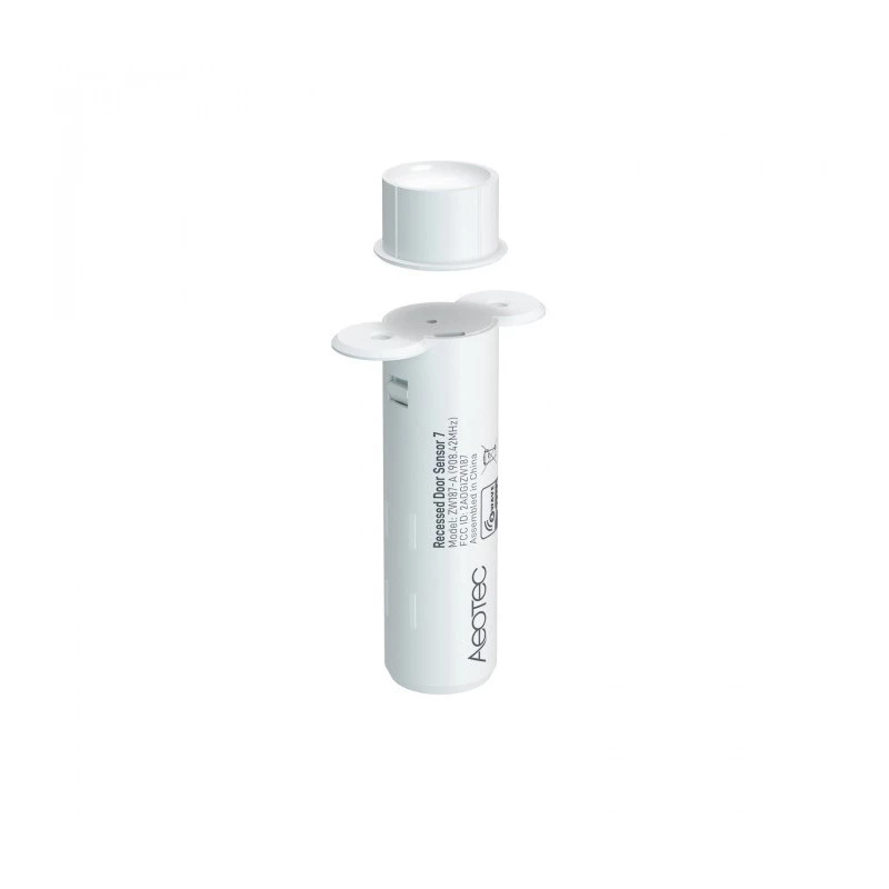 Recessed Door Sensor AEOTEC Recessed Door Sensor 7 Z-Wave Plus V2 White — recessed contact sensor for doors/frames