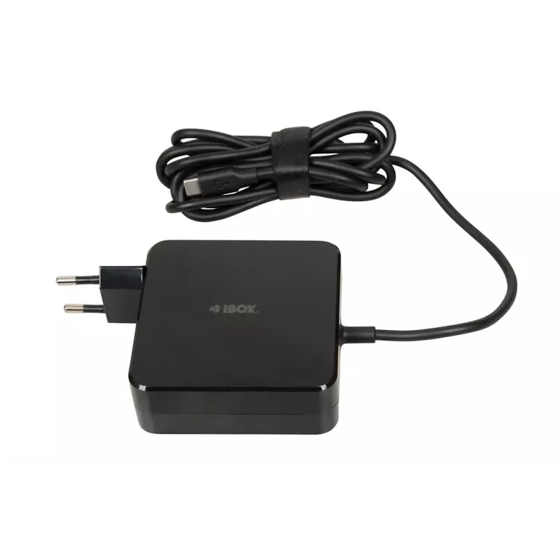 Power adapter IBOX IUZ100TC 19V 3.42A (100W) USB‑C output, 2 m cable, black