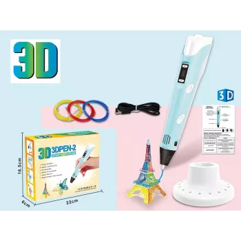 3D Pen, filament set with USB power cable