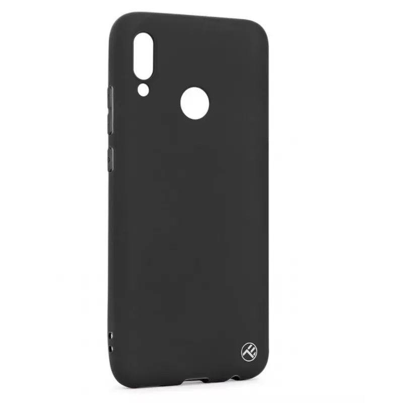 Phone case Tellur for Huawei Y9 2019 — matte silicone, black