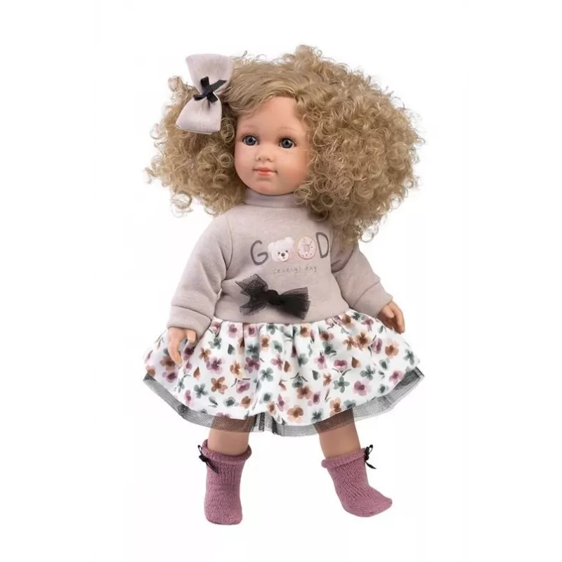 Doll Llorens Elena 35 cm — soft body, hand-painted face and limbs