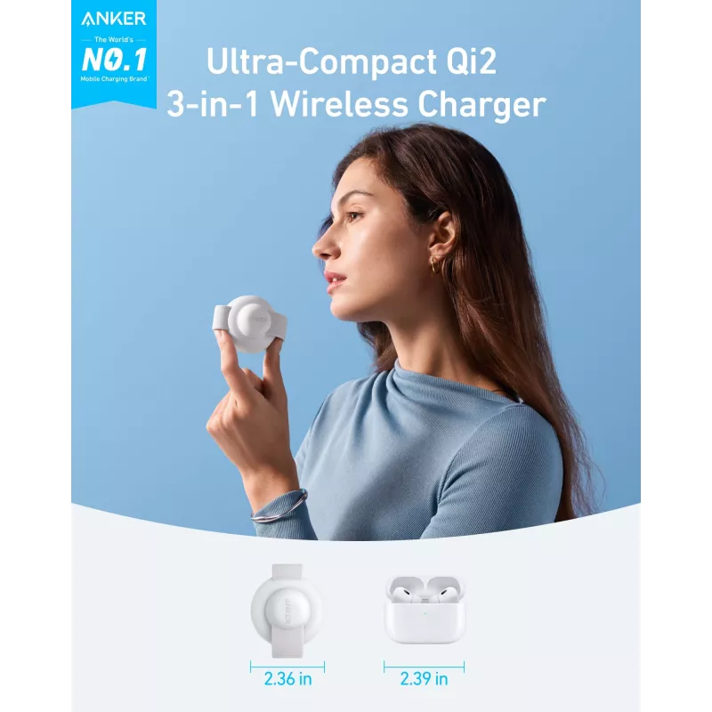 Charger Anker B25M8H21 Indoor Wireless Fast Charging for Devices