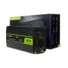 Car Power Inverter Green Cell INV16 500 W DC 12 V to AC 230 V, 50 Hz, USB port, Active cooling, Black