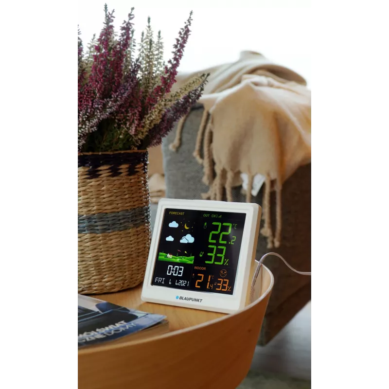 Weather Station BLAUPUNKT WS25WH — indoor/outdoor measurements, wireless sensors